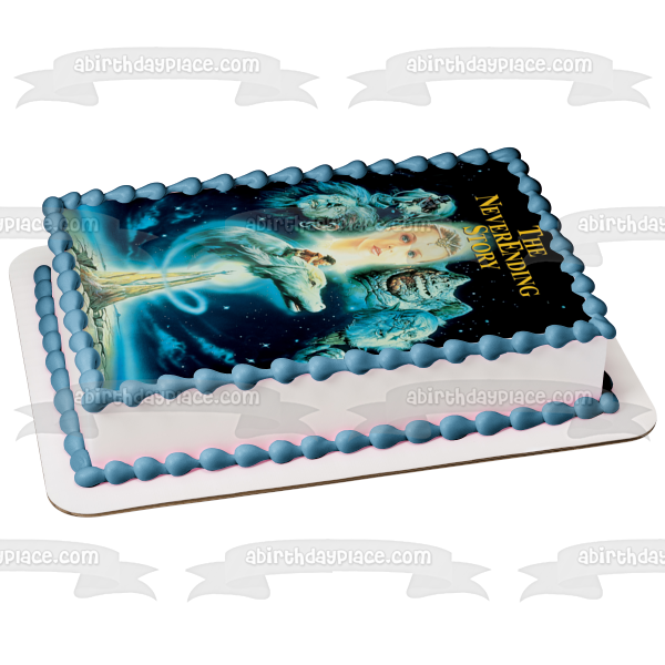 The Neverending Story Atreyu the Childlike Empress Falcor Rockbiter Edible Cake Topper Image ABPID52424