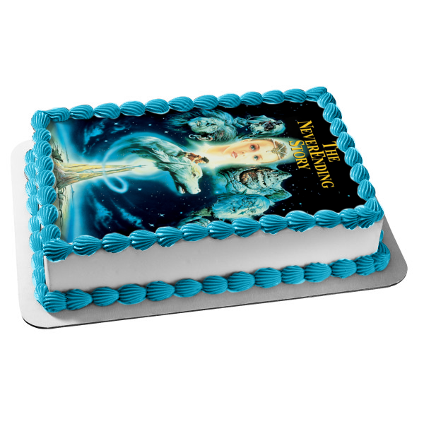 The Neverending Story Atreyu the Childlike Empress Falcor Rockbiter Edible Cake Topper Image ABPID52424