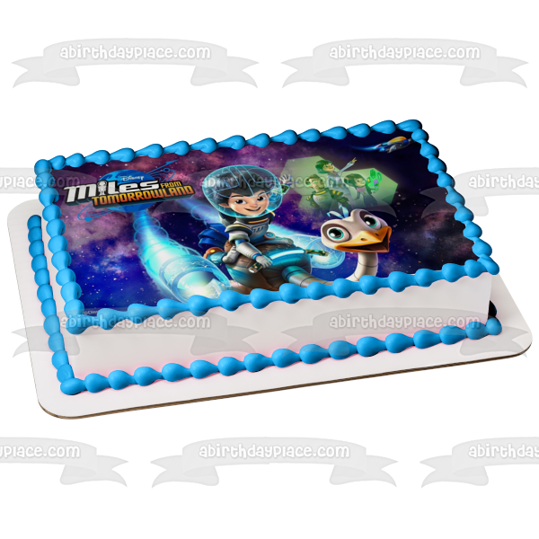 Miles de Tomorrowland Miles Loretta Leo y Madame Phoebe Callisto Imagen comestible para decoración de tarta ABPID01895 