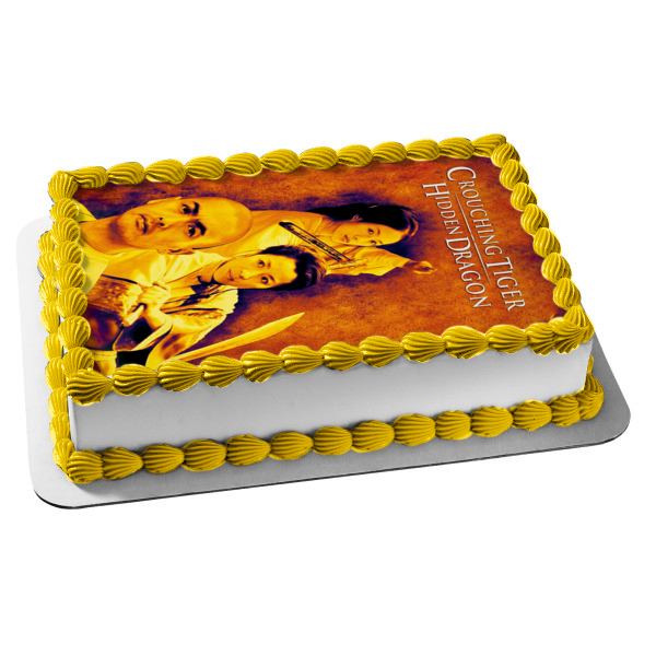 Crouching Tiger Hidden Dragon Martial Arts Classic Movie Edible Cake Topper Image ABPID52626