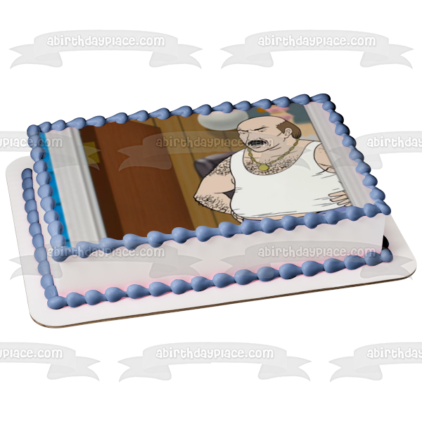 Adorno comestible para tarta Aqua Teen Hunger Force Carl, imagen ABPID52630 