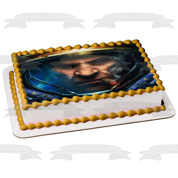 Imagen comestible para decoración de tarta Starcraft PC Gaming Blizzard RTS Terran Marine ABPID52635 