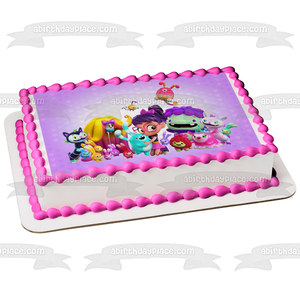 Abby Hatcher Grumbles Harriet Bouffant Bozzly Princess Flug Teeny Terry Edible Cake Topper Image ABPID52463