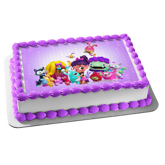 Abby Hatcher Grumbles Harriet Bouffant Bozzly Princess Flug Teeny Terry Edible Cake Topper Image ABPID52463