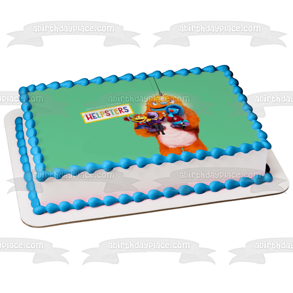 Helpsters Help You Cody Heart Scatter Mr. Primm Edible Cake Topper Image ABPID52472