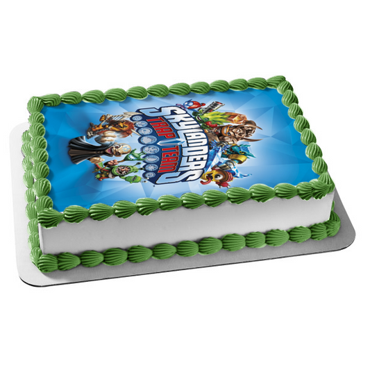 Skylanders Trap Team Mini-Jini Food Fight Edible Cake Topper Image ABPID00852