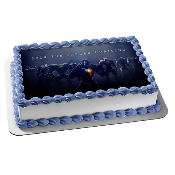 Pacific Rim 2 Uprising Join the Jaeger Uprising Team Edible Cake Topper Image ABPID00938