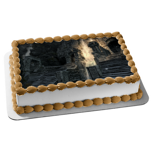 Skyrim Elder Scrolls RPG Gaming Bethesda Markarth Imagen comestible para decoración de tarta ABPID52666 