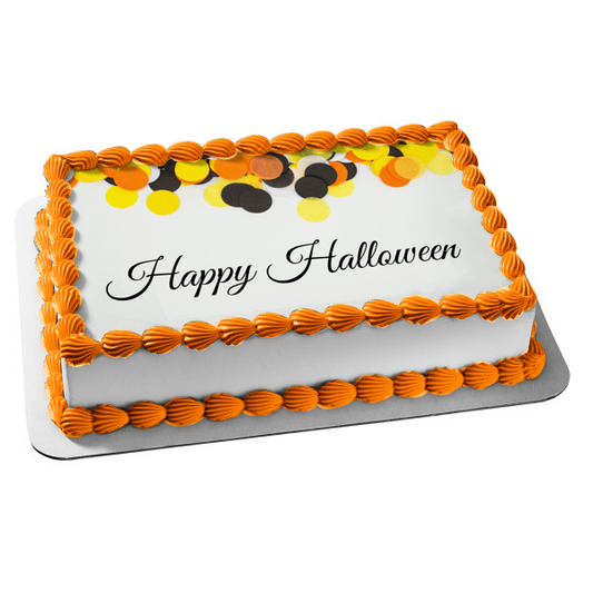 Imagen comestible para decoración de tarta feliz Halloween ABPID52691 