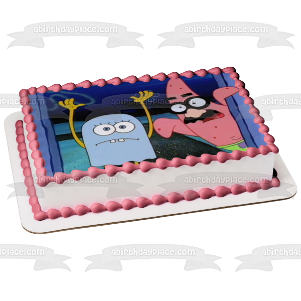 SpongeBob SquarePants Happy Halloween Patrick Halloween Costumes Trick or Treat Edible Cake Topper Image ABPID52703