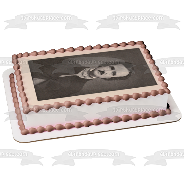 Edgar Allan Poe Literatura Poesía Autor clásico Decoración comestible para tarta Imagen ABPID52652 