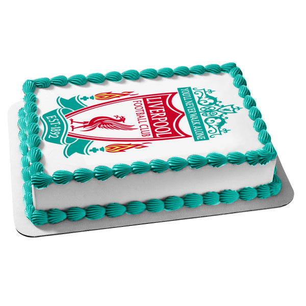 Liverpool Soccer Futbol Football Logo Edible Cake Topper Image or Strips ABPID52657