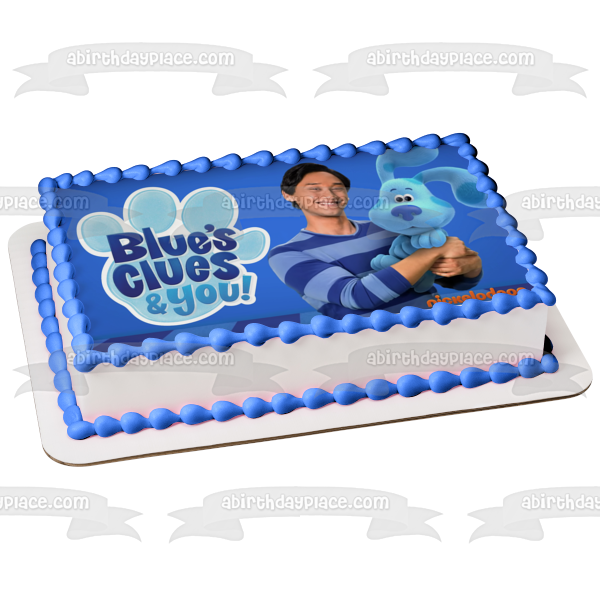 Blue's Clues & You! Blue Josh Edible Cake Topper Image ABPID52508