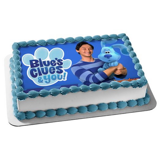 Blue's Clues & You! Blue Josh Edible Cake Topper Image ABPID52508