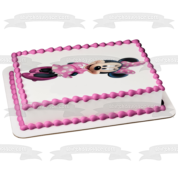 Imagen comestible para decoración de tarta de Minnie Mouse ABPID03501 