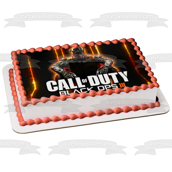 Imagen comestible para decoración de tarta de Call of Duty Black Ops 3 ABPID04059 