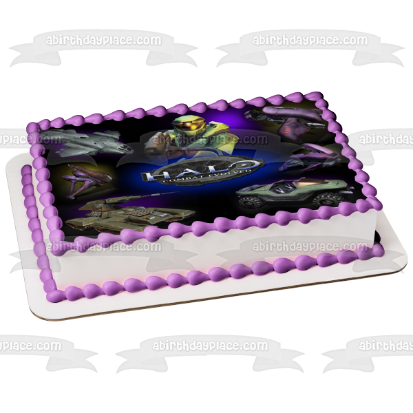 Imagen comestible para tarta de Halo Combat Evolved Warthog and Marines ABPID03834 