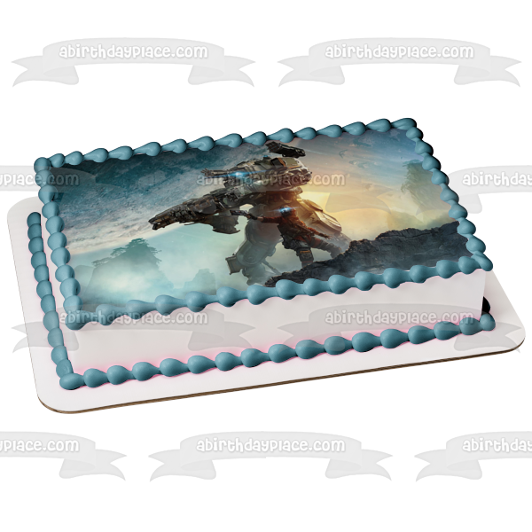 Imagen comestible para tarta de Titanfall Titan Pilot Sci Fi Gaming Shooter ABPID52778 