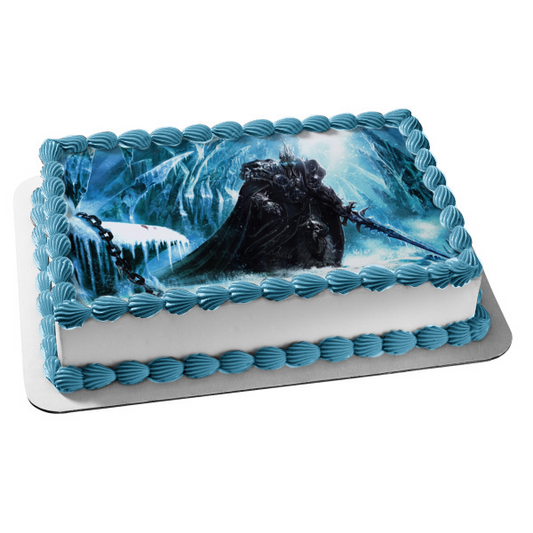 Imagen comestible para decoración de tarta de World of Warcraft MMO Gaming Lich King ABPID52803 