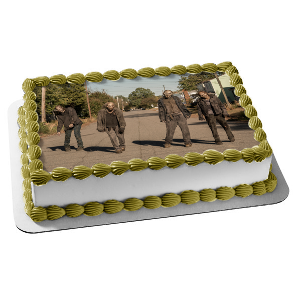 The Walking Dead World Beyond Zombies TV Show Edible Cake Topper Image ABPID52815