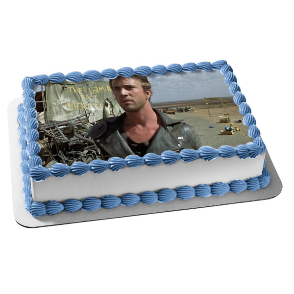 Mad Max Mel Gibson Classic Movie Edible Cake Topper Image ABPID52839