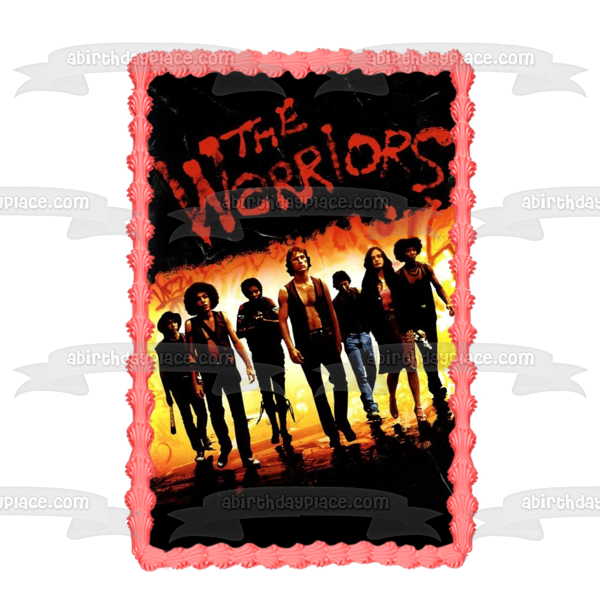 The Warriors Classic Film Poster Edible Cake Topper Image ABPID52856