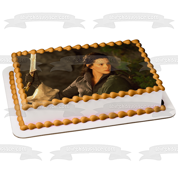 Arwen Elf El Señor de los Anillos Película de fantasía Decoración comestible para tarta Imagen ABPID52862 