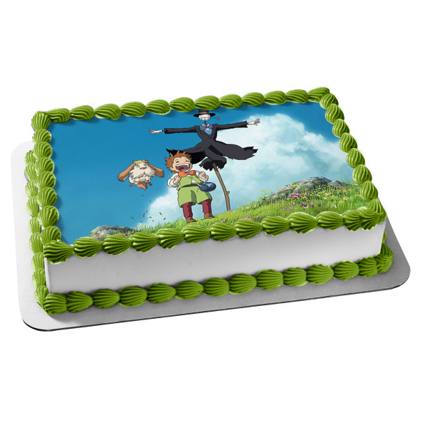 Howls Moving Castle 2 Turnip-Head Markl Heen Studio Ghibli Animation Edible Cake Topper Image ABPID52874