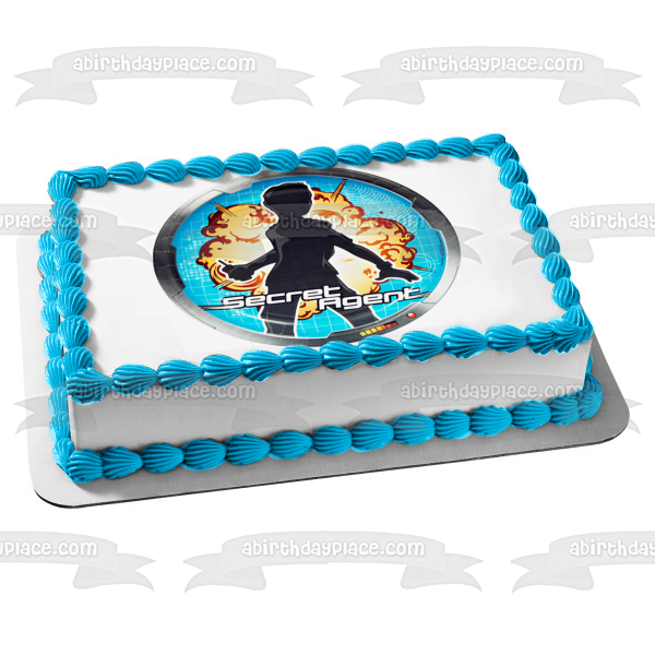 Imagen comestible para tarta con diseño de agente secreto y monje Bowfinger ABPID05472 