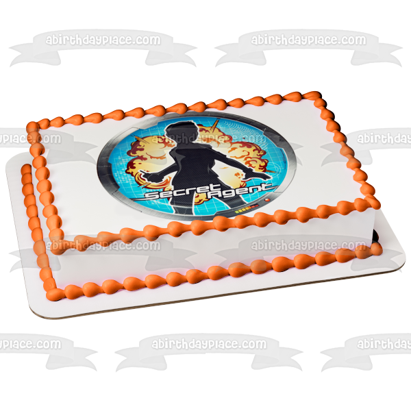 Imagen comestible para tarta con diseño de agente secreto y monje Bowfinger ABPID05472 