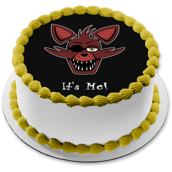 FIVE NIGHTS AT FREDDY'S FOXY FOX Edible Cake Topper Image Frosting Sheet  Cake Decoration