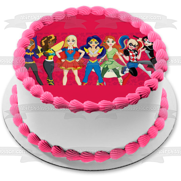 Personalized Supergirl Birthday Cake Topper Custom Name Happy Birthday+Your  Name For Girl Birthday Party Cake Decoration Topper - AliExpress