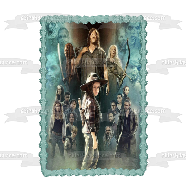 The Walking Dead Daryl Zombies Lori Grimes Michone Edible Cake