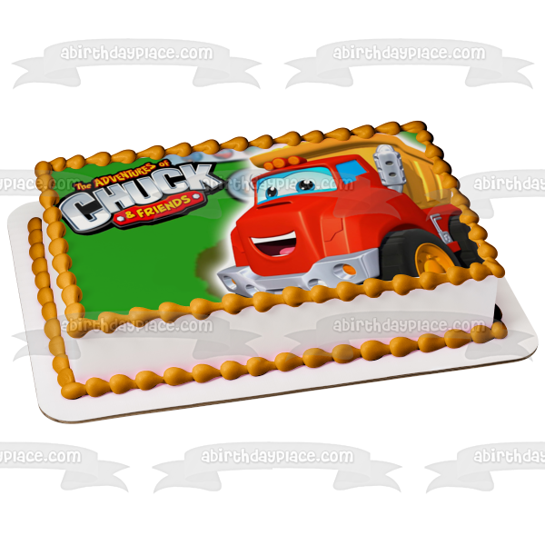 The Adventures of Chuck and Friends Dump Truck Edible Cake Topper Imag ...