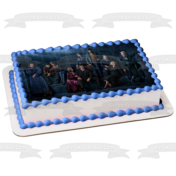 Harry Potter Fantastic Beasts Gellert Grindelwald and Other Characters Edible Cake Topper Image ABPID01044