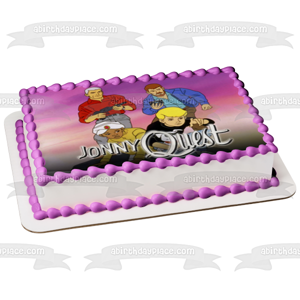 Johnny Quest Dr. Quest Race Bannon Hadji Edible Cake Topper Image ABPID01118