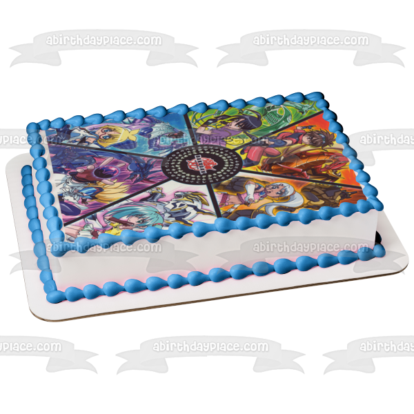 Bakugan Drago Dan Kuso y Runo Misaki Imagen comestible para decoración de tarta ABPID06212 