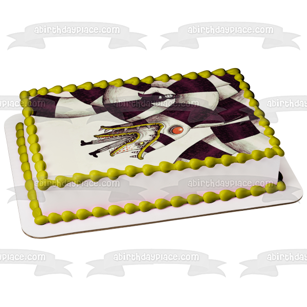 Beetlejuice Lydia Sandworm de Saturno Edible Cake Topper Imagen ABPID50855 