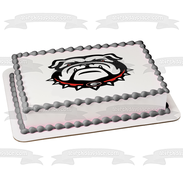 Imagen comestible para tarta con logotipo de Georgia Bulldogs de la NCAA Sports ABPID27523 