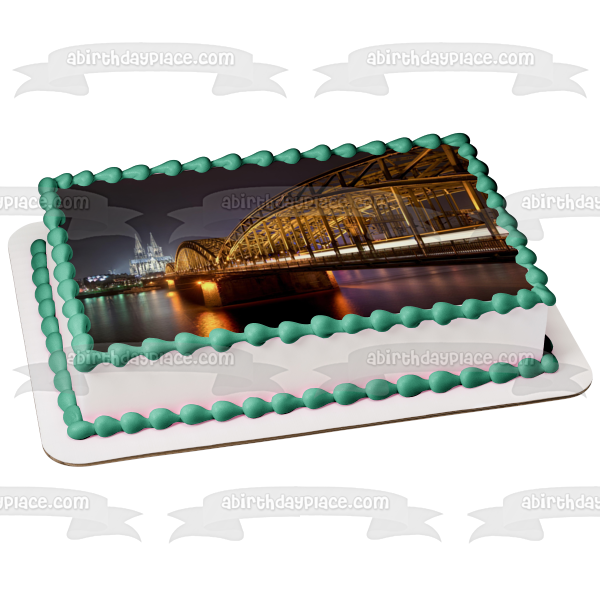 Imagen comestible para tarta del puente Skyscanner Alemania ABPID52920 