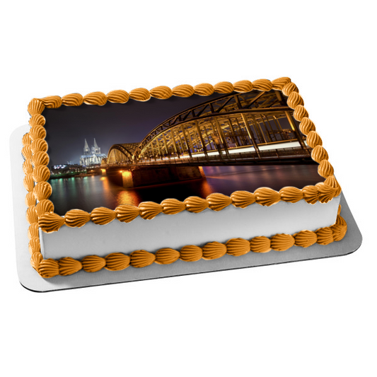 Skyscanner Bridge Germany Edible Cake Topper Image ABPID52920