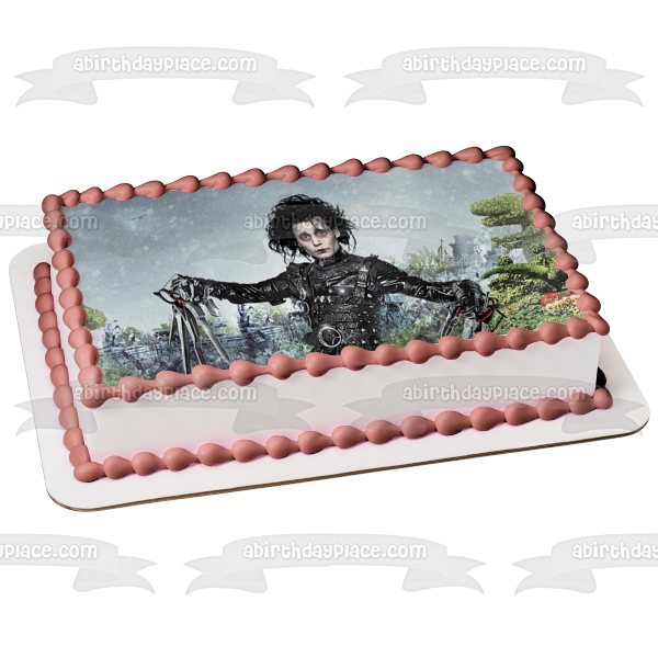 Edward Scissorhands Tim Burton Película Johnny Depp Imagen comestible para tarta ABPID52967 