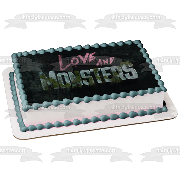 Póster de la película Love and Monsters, decoración comestible para tarta, imagen ABPID52973 