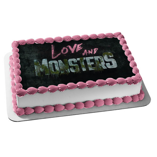 Póster de la película Love and Monsters, decoración comestible para tarta, imagen ABPID52973 