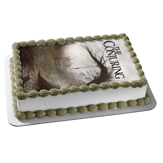 The Conjuring Movie Poster Edible Cake Topper Image ABPID53002