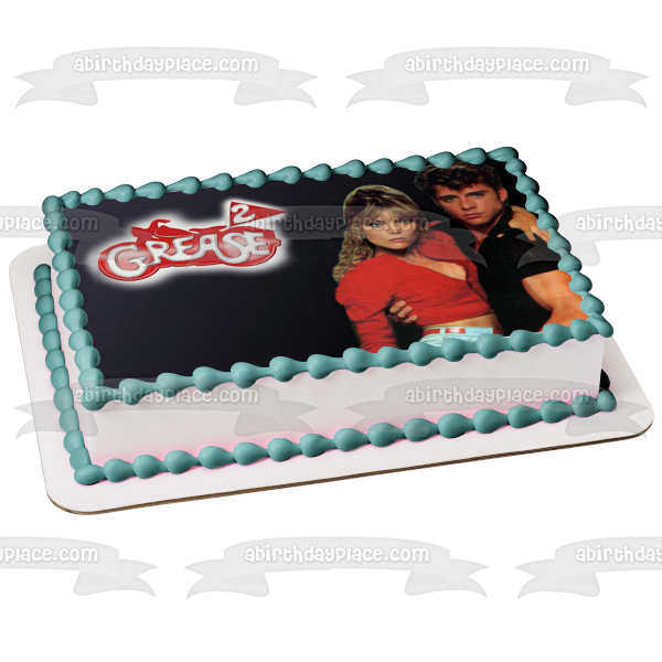 Grease 2 Stephanie Michael Musical Movie Poster Edible Cake Topper Image ABPID53006