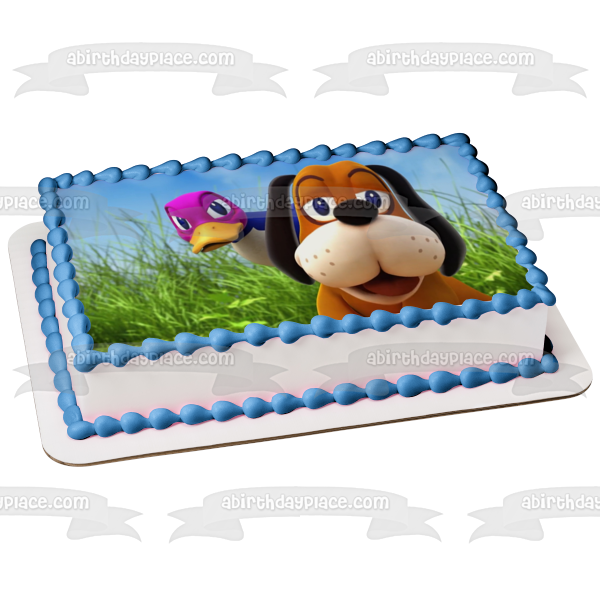 Single Hunting Dog with a Duck popular Cake Topper