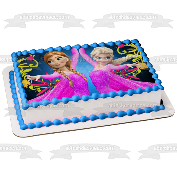 Elsa & Anna Frozen Cake