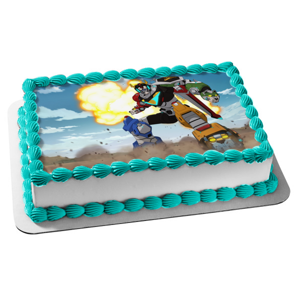 Voltron Legendary Defender Lions Paladins Animated Series Edible Cake Topper Image ABPID53024