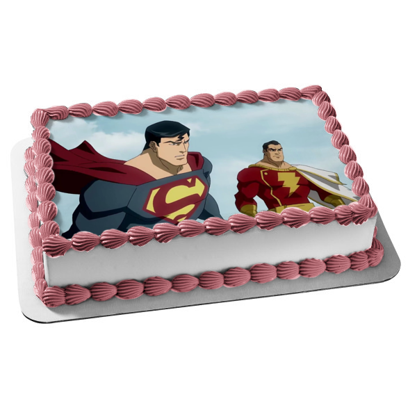 DC Comics Superman the Flash Edible Cake Topper Image ABPID01462